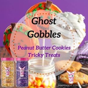 Pink Zebra Sprinkles ‘Ghost Gobbles’ 👻